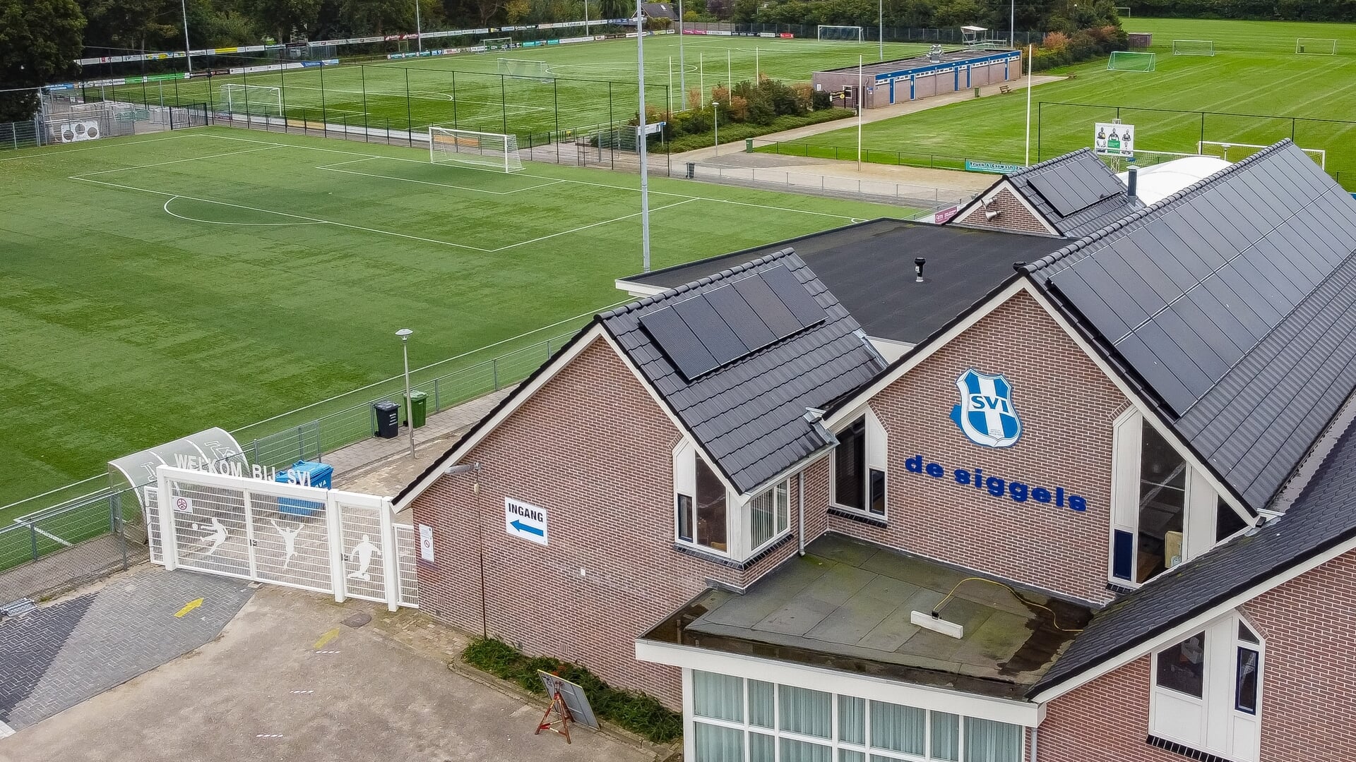 Sportpark De Siggels in blauwe SVI-stijl